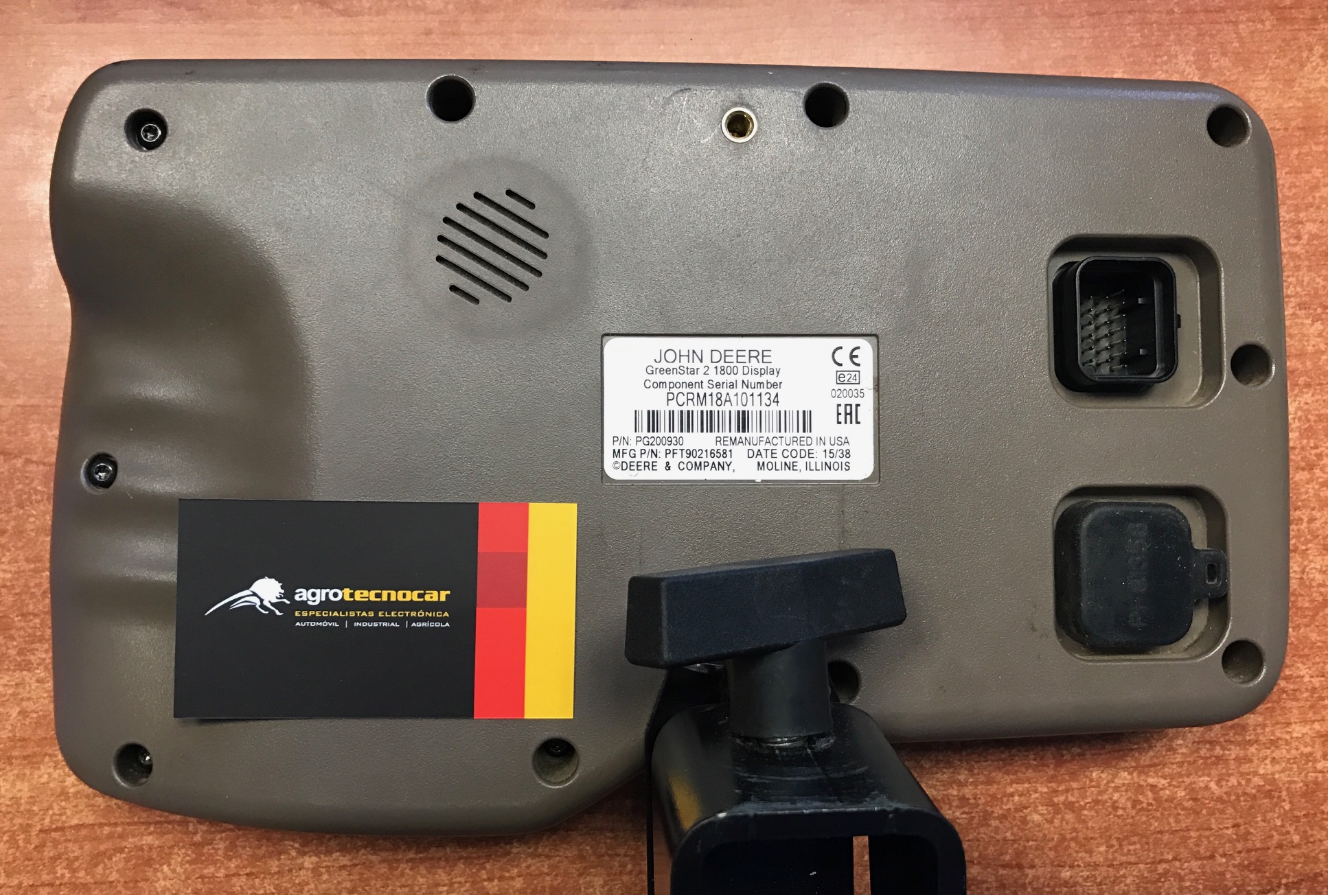 Reparacion modulo display GPS John Deere Greenstar 1800 Autotrac PCRM18A101134