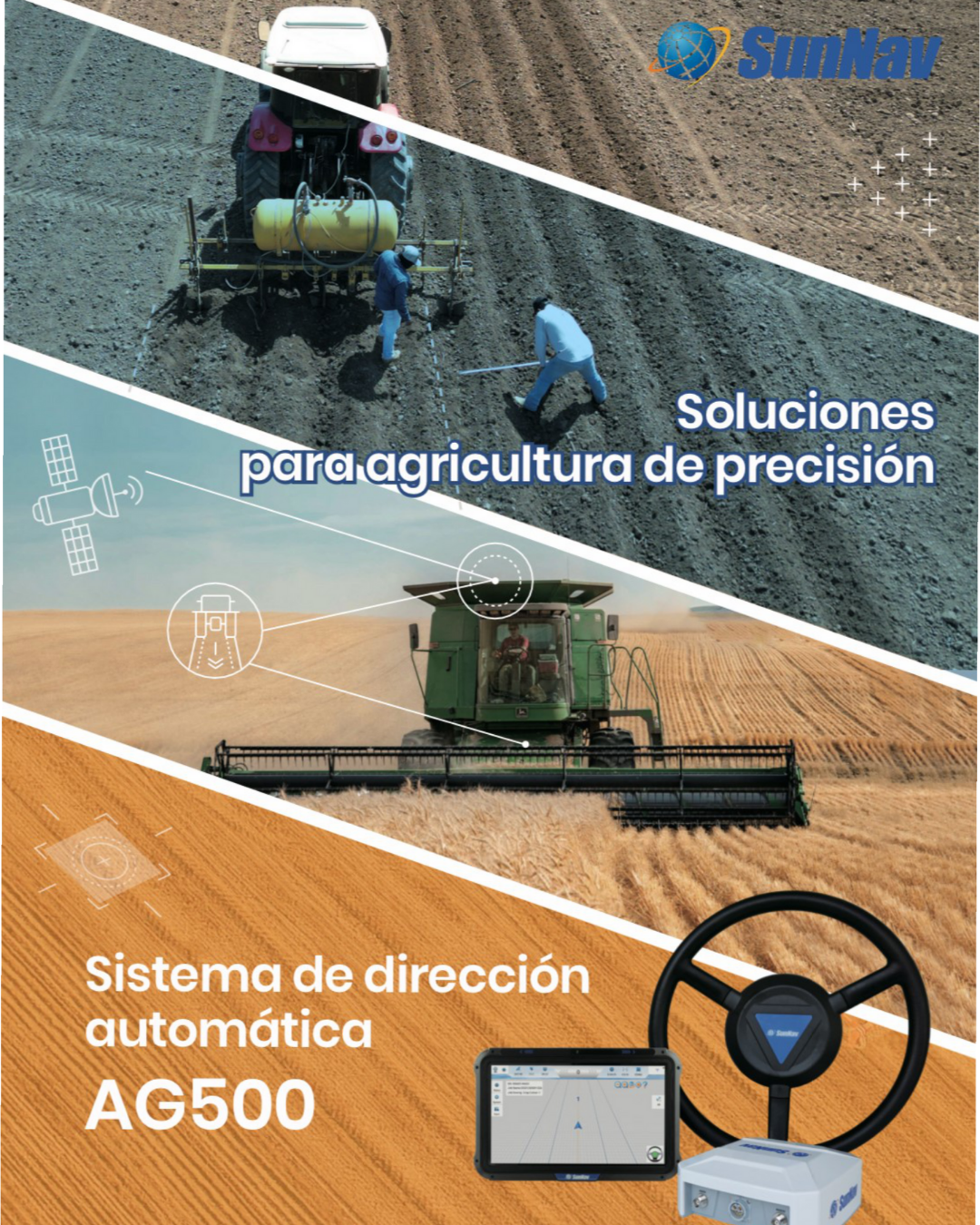 BLACK FRIDAY AUTOGUIADO SUNNAV AG500 AGROTECNOCAR