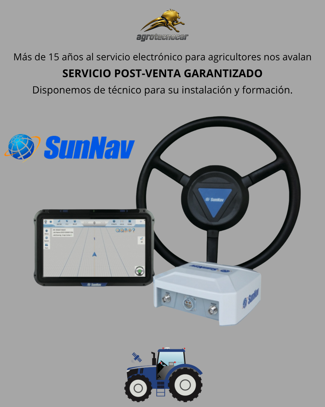 BLACK FRIDAY AUTOGUIADO SUNNAV AG500 AGROTECNOCAR