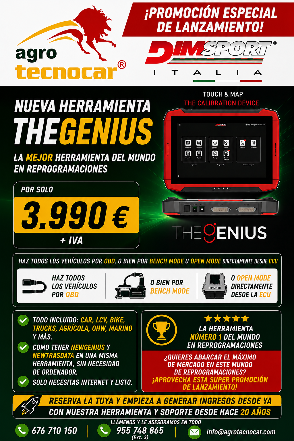 TheGenius Oferta Lanzamiento AgroTecnocar