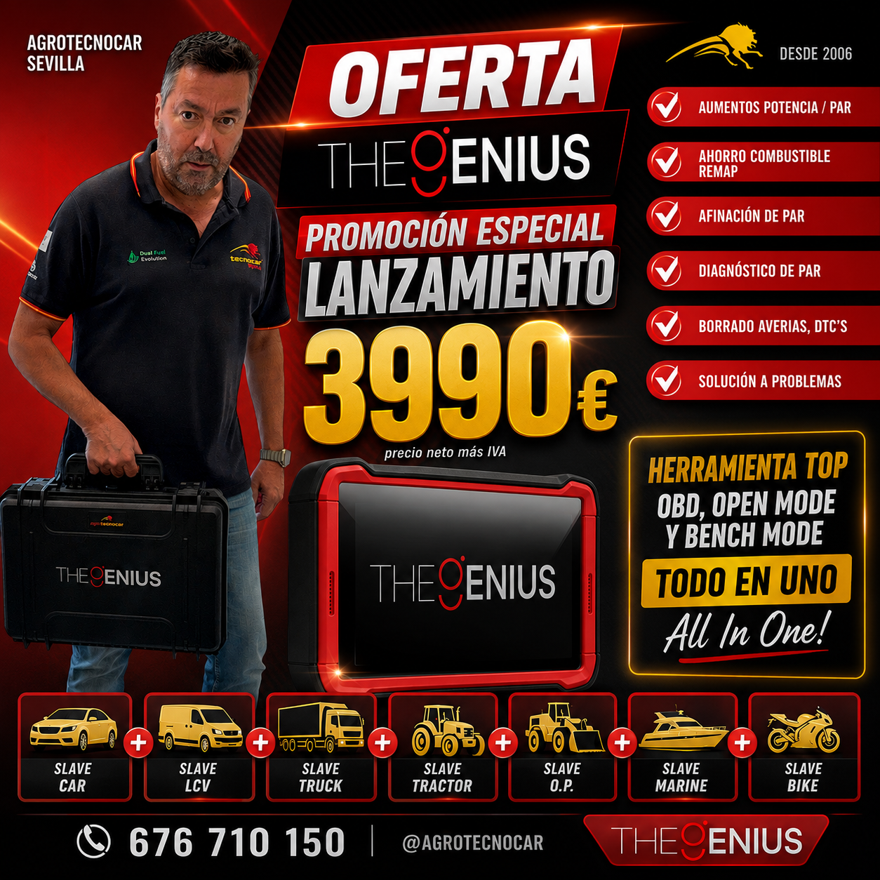 TheGenius DimSport Oferta Lanzamiento AgroTecnocar